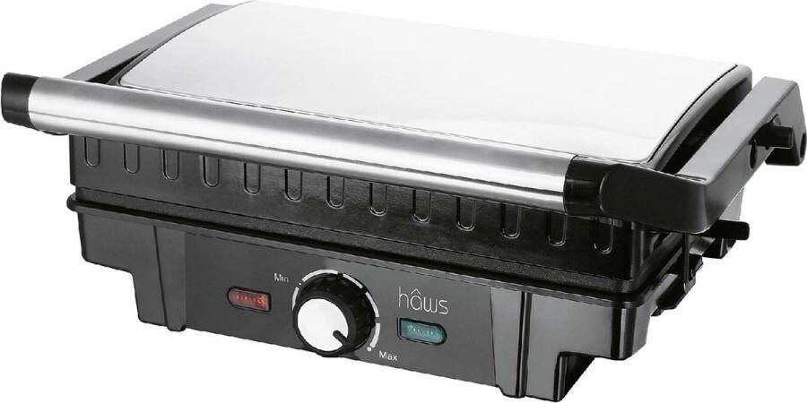 Haws Contactgrill 1600watt grijs zwart