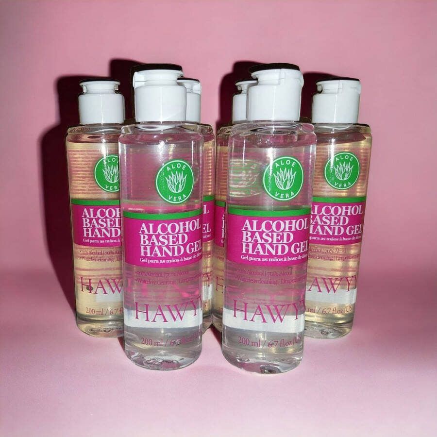 Hawyy 6 X Hydraterende handzeep op basis van alcohol en dus ook desinfecterend