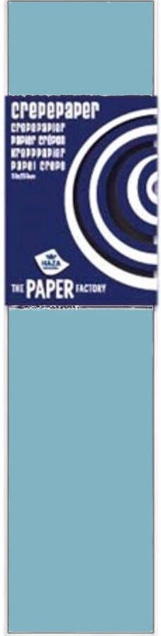 Haza Crepe papier 250 cm Lichtblauw Gratis Verzonden