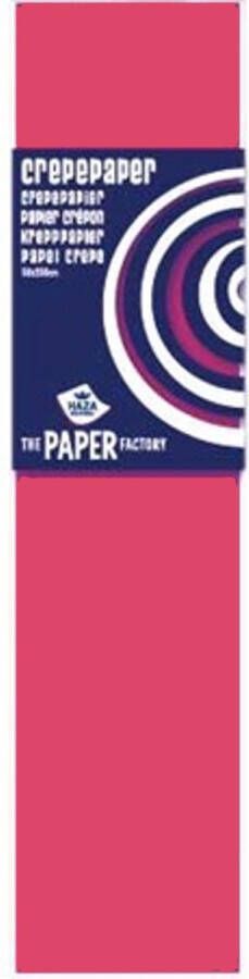 Haza Crepe papier 250 cm Roze Gratis Verzonden