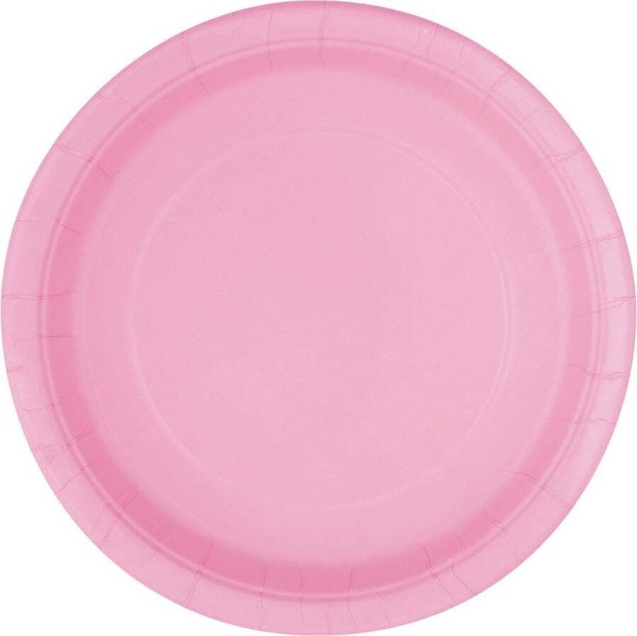Haza original Gebaksbordje 18 cm 20 stuks roze