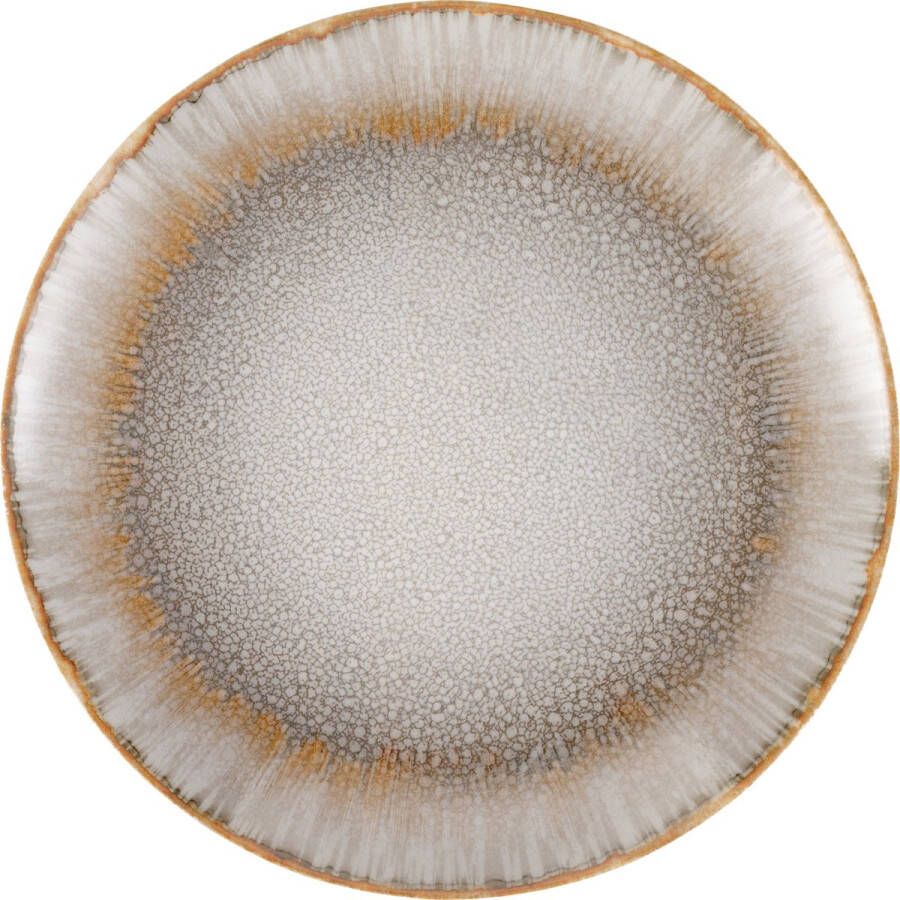 Hazel & Bos Juntos Blanco Artico ontbijtbord bordenset 6 persoons serviesset 24cm porselein