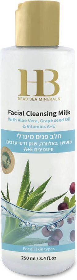 HB Dead Sea Minerals Reinigingsmelk met aloë vera