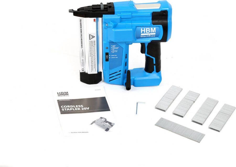 Hbm accu tacker en spijkerpistool 20 Volt Power20.5