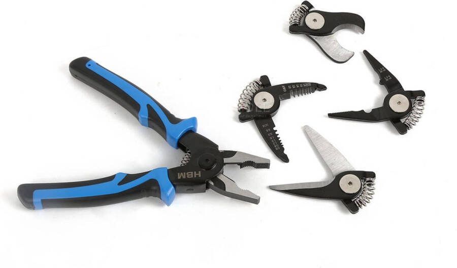 HBM machines HBM 5 in 1 tang met verwisselbare kop