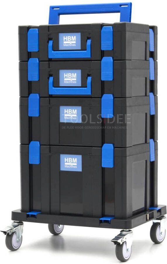HBM machines HBM verrijdbare gereedschapskoffer set 105-delig