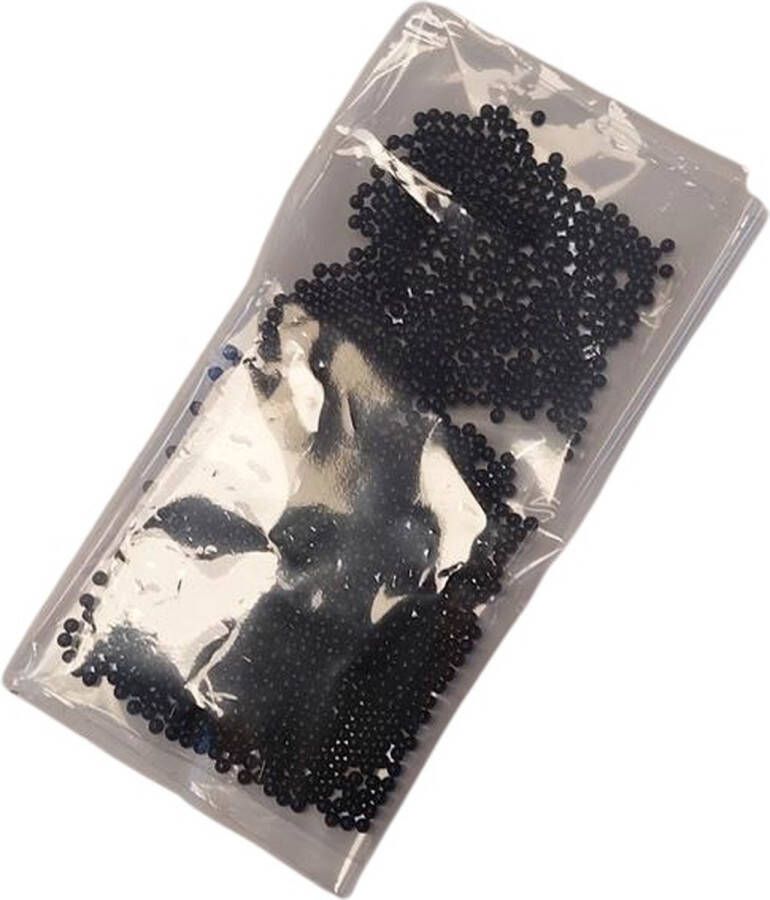 HBX natural living Deco Waterparels zwart zakje a 15gr