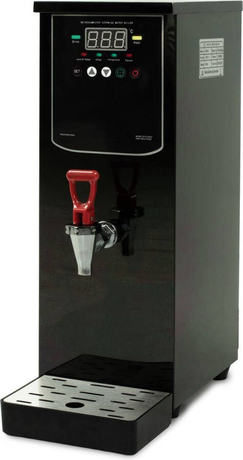 HCB Heet waterapparaat boiler 22 liter p u 230 RVS INOX heetwaterdispenser 18.5x36.5x52 cm (BxDxH) 15 kg 7712