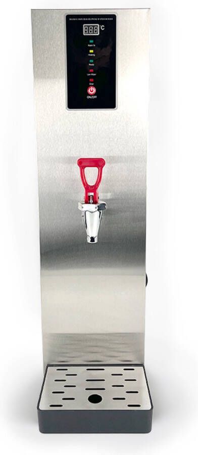 HCB Heet waterapparaat boiler 35 liter p u 230V RVS INOX heetwaterdispenser 18.5x36.5x63 cm (BxDxH) 15 kg 7709