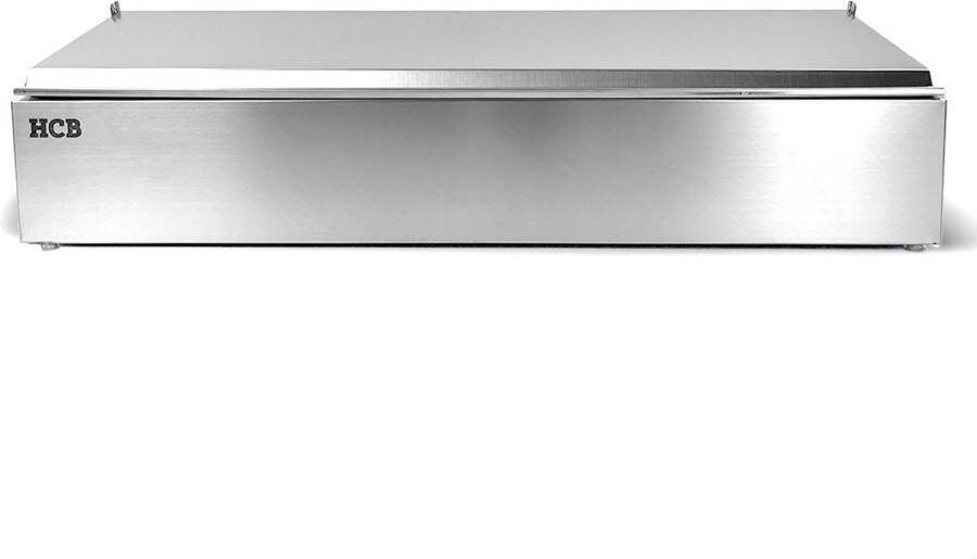 HCB Professionele Horeca Bakhouder 5 x 1 6 GN deksel RVS INOX Incl. gastronorm bakken Gastronormbak 88.2x22.5x24 cm (BxDxH) 2.9 kg 1365