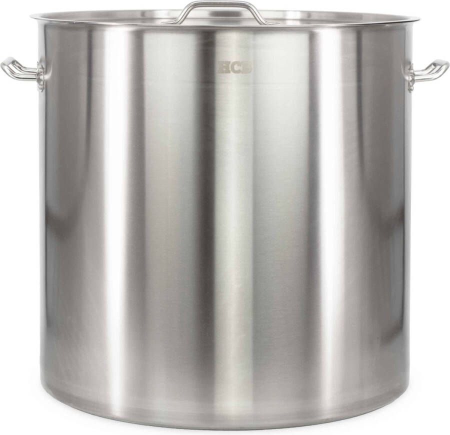 HCB Professionele Kookpan Inductie Gas Electrisch 170 liter Grote RVS INOX pan Soeppan Horeca pannen Kookpot 5474