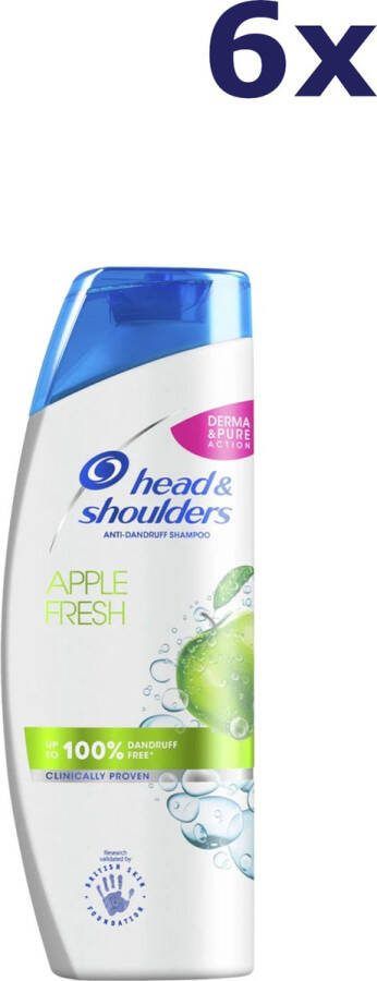 Head and Shoulders 6x Head & Shoulders Shampoo – Apple Fresh 400 ml