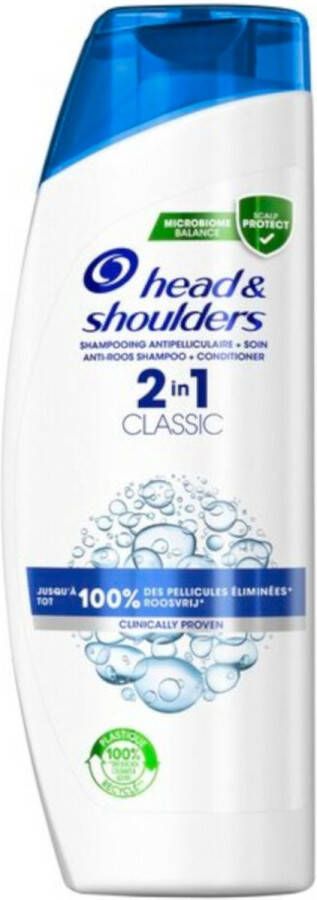 Head & Shoulders Classic 2-in-1 anti-roos shampoo & conditioner 6 x 480 ml voordeelverpakking