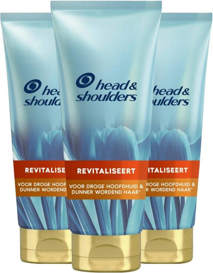 Head & Shoulders Anti-Roos Conditioner DERMAxPRO Revitaliseert 3 x 200 ml Voordeelverpakking