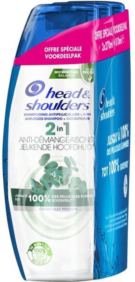Head & Shoulders Anti-roos shampoo en 2in1 anti-jeuk verzorging