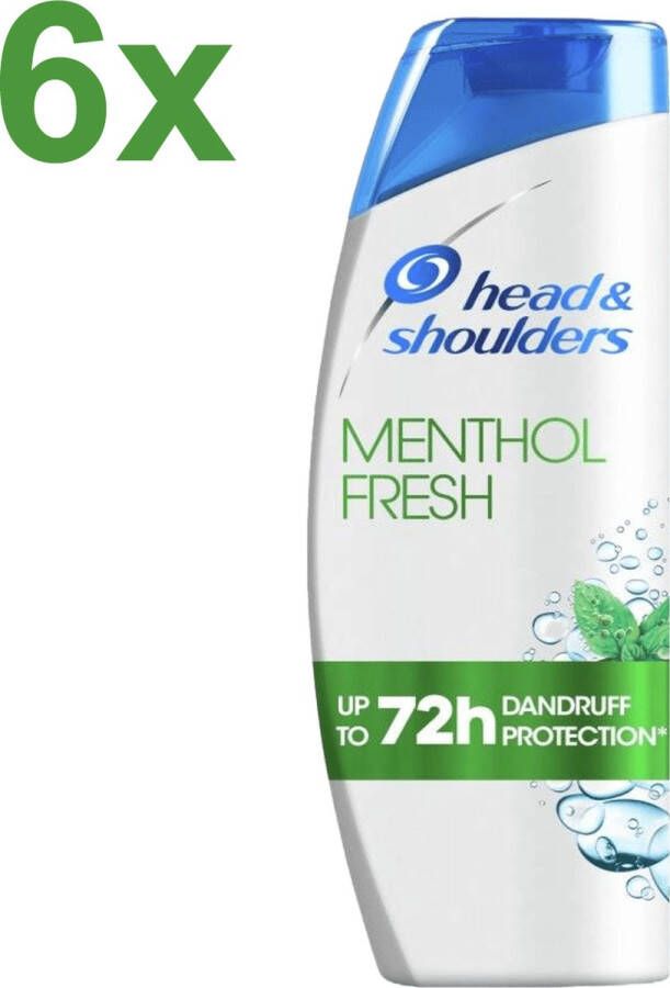Head & Shoulders Anti-Roos Shampoo Menthol Fresh 6x 400ml