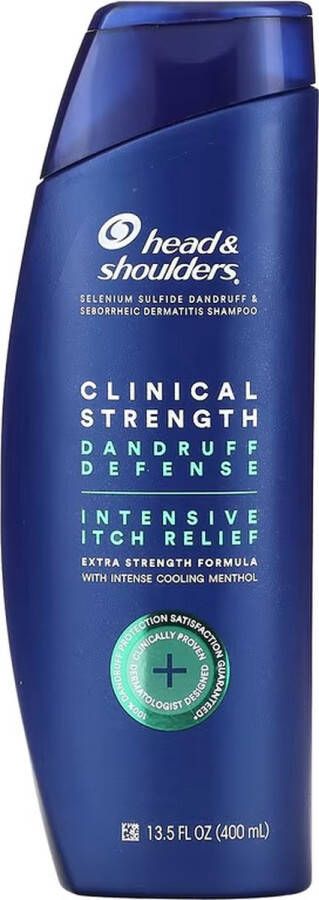 Head & Shoulders Anti-Dandruff Shampoo Anti-Roos Itch Relief Haar shampoo Roosshampoo Mannen Menthol