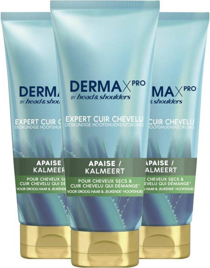 Head & Shoulders Conditioner DERMAxPRO 3 x 200 ml Voordeelverpakking