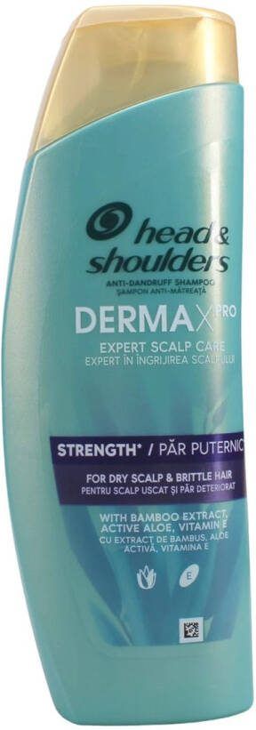 Head & Shoulders Dermaxpro By Anti-dandruff Strength Shampoo Posilující Shampoo Proti Lupům Pro Suchou Pokožku Hlavy 300ml