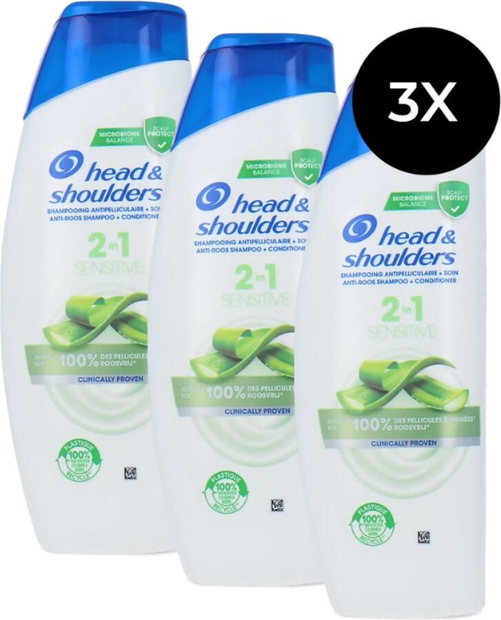 Head & Shoulders 2in1 Sensitive Shampoo + Conditioner 3 x 270 ml