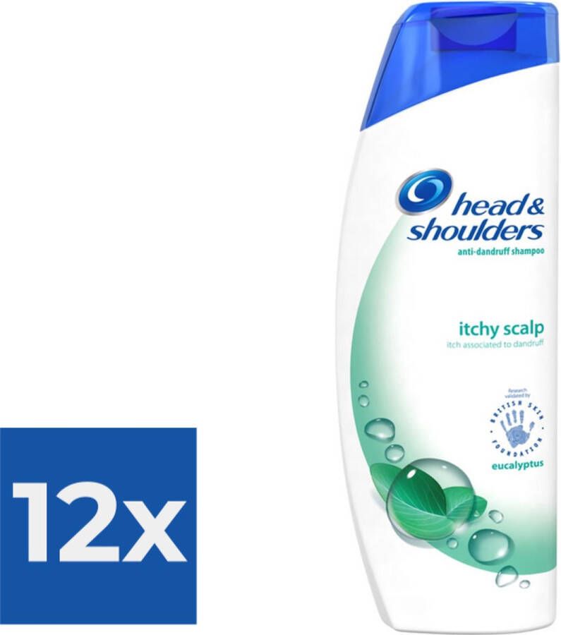 Head &- Shoulders Head & Shoulders Shampoo Itchy Scalp (Care) 500 ml. Voordeelverpakking 12 stuks