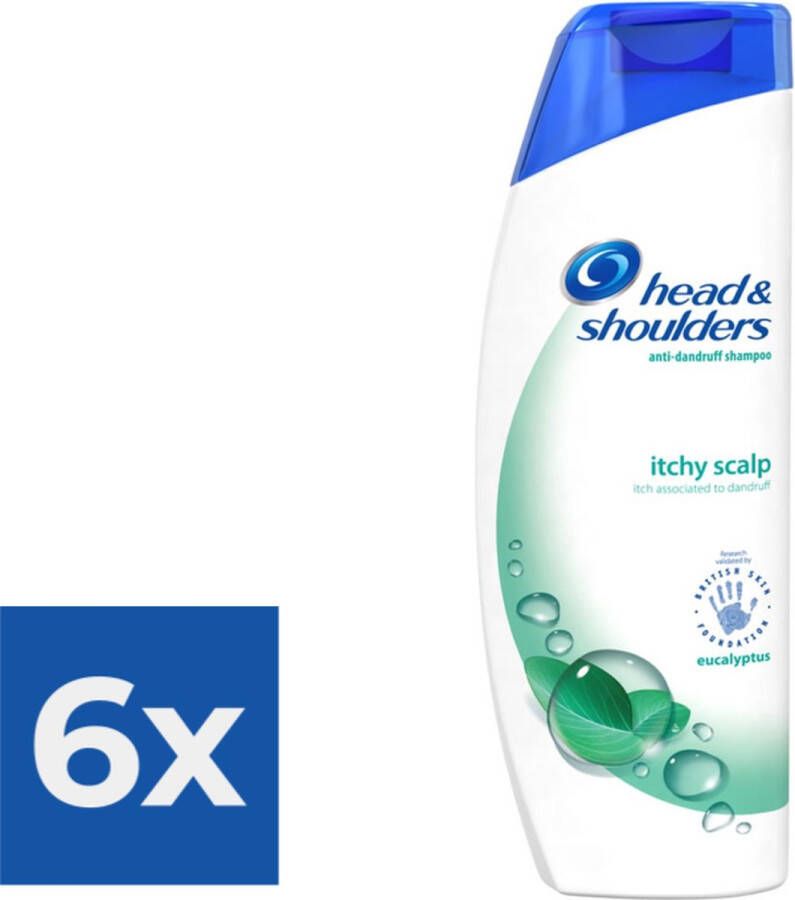 Head &- Shoulders Head & Shoulders Shampoo Itchy Scalp (Care) 500 ml. Voordeelverpakking 6 stuks