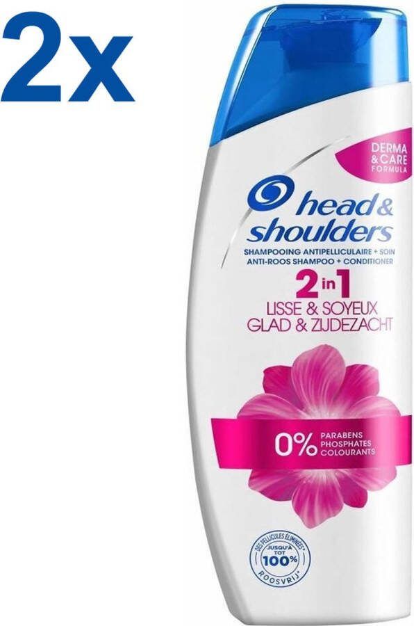 Head & Shoulders Head&Shoulders Smooth&silky (glad en zijdezacht) 2x 270ml shampoo&conditioner