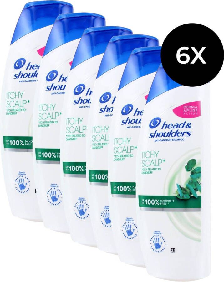 Head & Shoulders Itchy Scalp Shampoo 6 x 500 ml