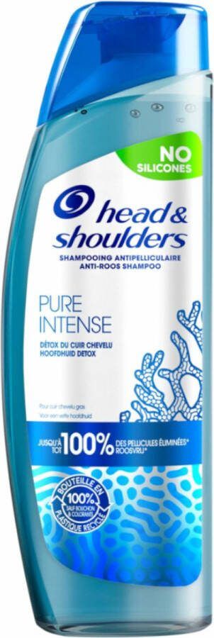 Head & Shoulders Shampoo 250ml pure intense hoofdhuid detox