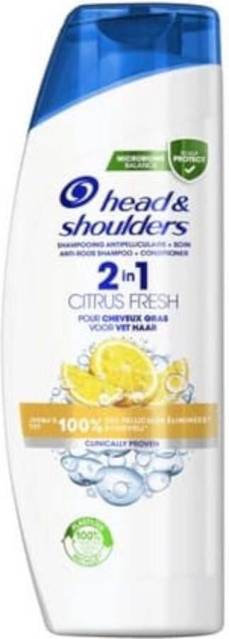 Head & Shoulders 5 stuks Citrus 2-in-1 anti roos shampoo fles 270 ml