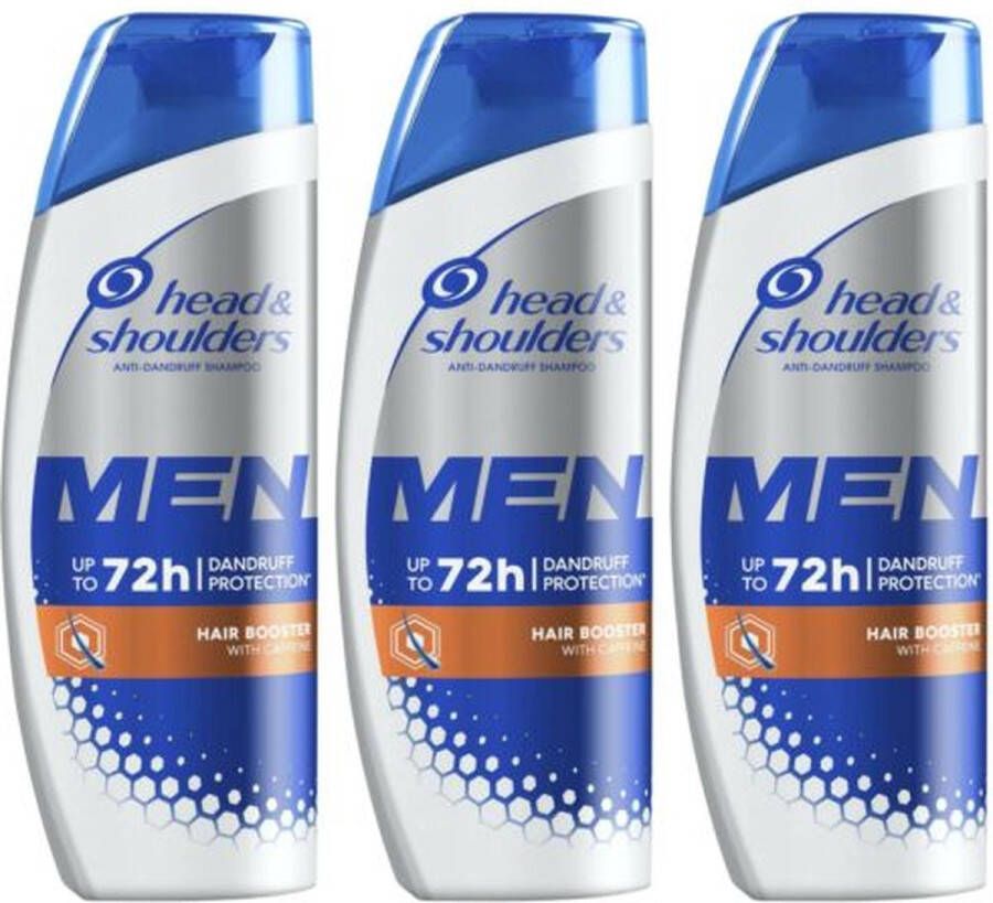 Head & Shoulders Shampoo Men Hair Booster 3 x 400 ml