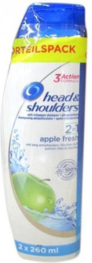 Head & Shoulders Shampoo Conditioner Voordeelverpakking Apple 2x260ml