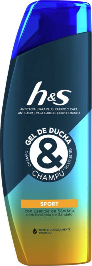 Head & Shoulders Sport Mannen Voor consument 2-in-1 Hair & Body 300 ml