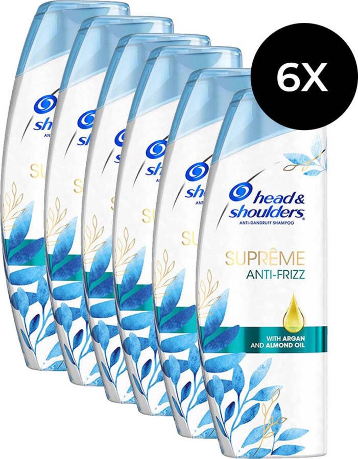 Head & Shoulders Suprême Anti-Frizz Shampoo 6x 400 ml (anti-frizz)