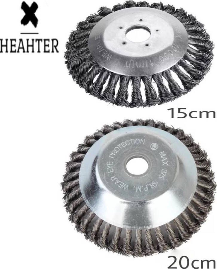 Heahter Onkruidborstel Boring Ø 30 mm Onkruidverwijderaar Tuingereedschap Onkruidborstel Bosmaaier