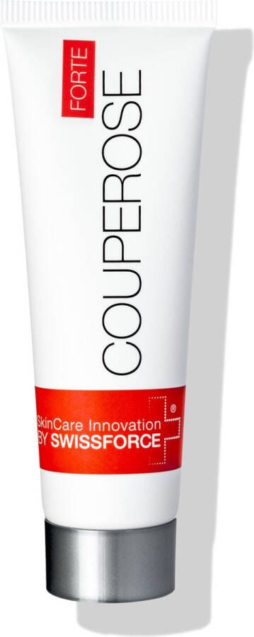 HealthCare Innovation BY SWISSFORCE Couperose Creme Forte Skin treatment bij roodheid in het gezicht en bij droge huid Rosacea Face Cream met Vitamine B3 30 ml