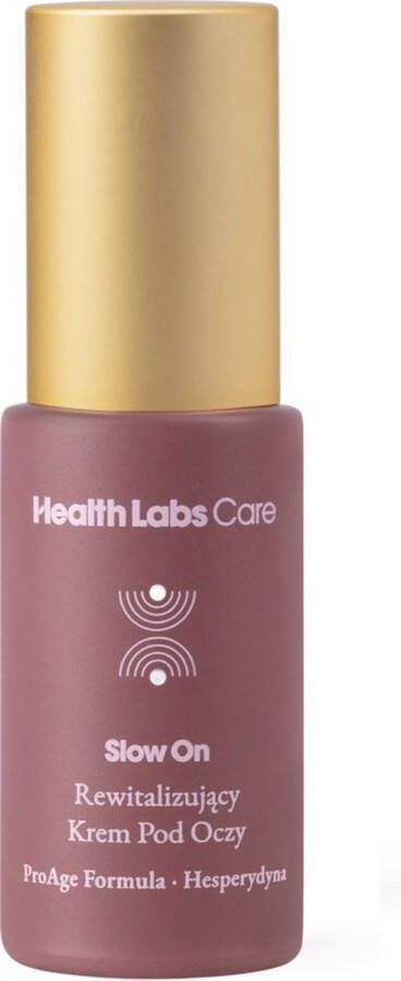 HealthLabs Slow On revitaliserende oogcrème 15ml