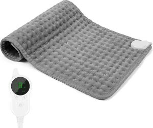 Heating pad for you Elektrisch warmtedeken van fleece verwarmingskussen verwarmingsdeken voor kussen warmte deken verwarmingskussen voor nek en rug met automatische uitschakeling 9 temperatuurniveaus wasbaar tot 40 °C met digitaal display 30 x 40 cm