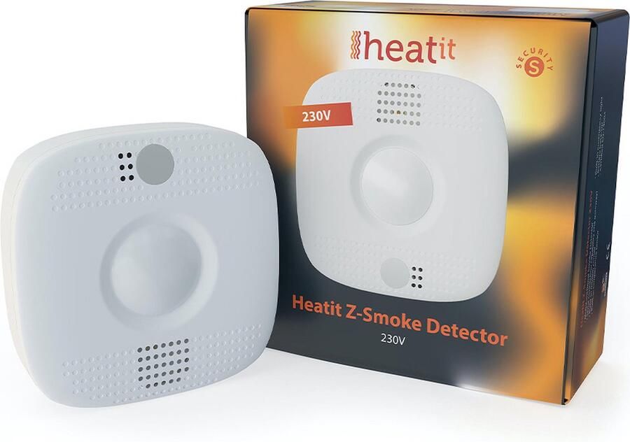 Heatit Z-wave Plus rookmelder 230V met geïntegreerde PIR