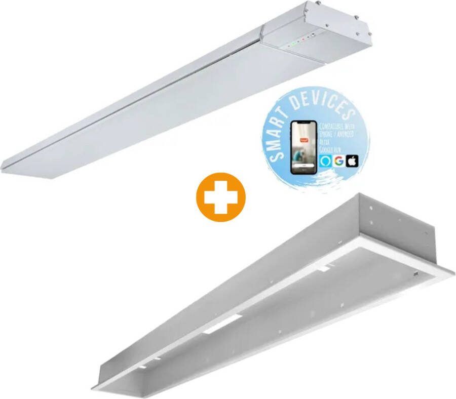 HEATSTRIP Elegance 3200 Watt Heater met Afstandsbediening & App Met Inbouwbak