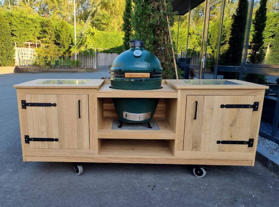 Heavenly Garden Pitmaster Buitenkeuken -Big Green Egg Large Set Combi deal