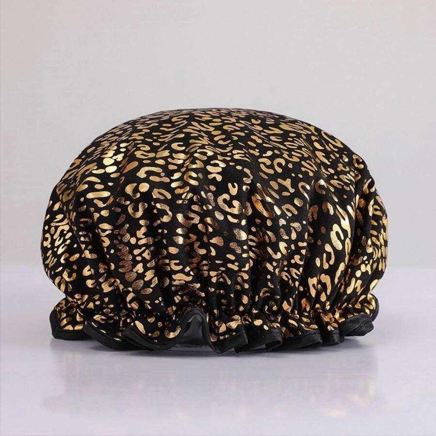 Heble *** 2x Premium Douche Muts Degelijke BadMuts Bloem- Duurzaam Droge Haren Shower Cap Flower van ***