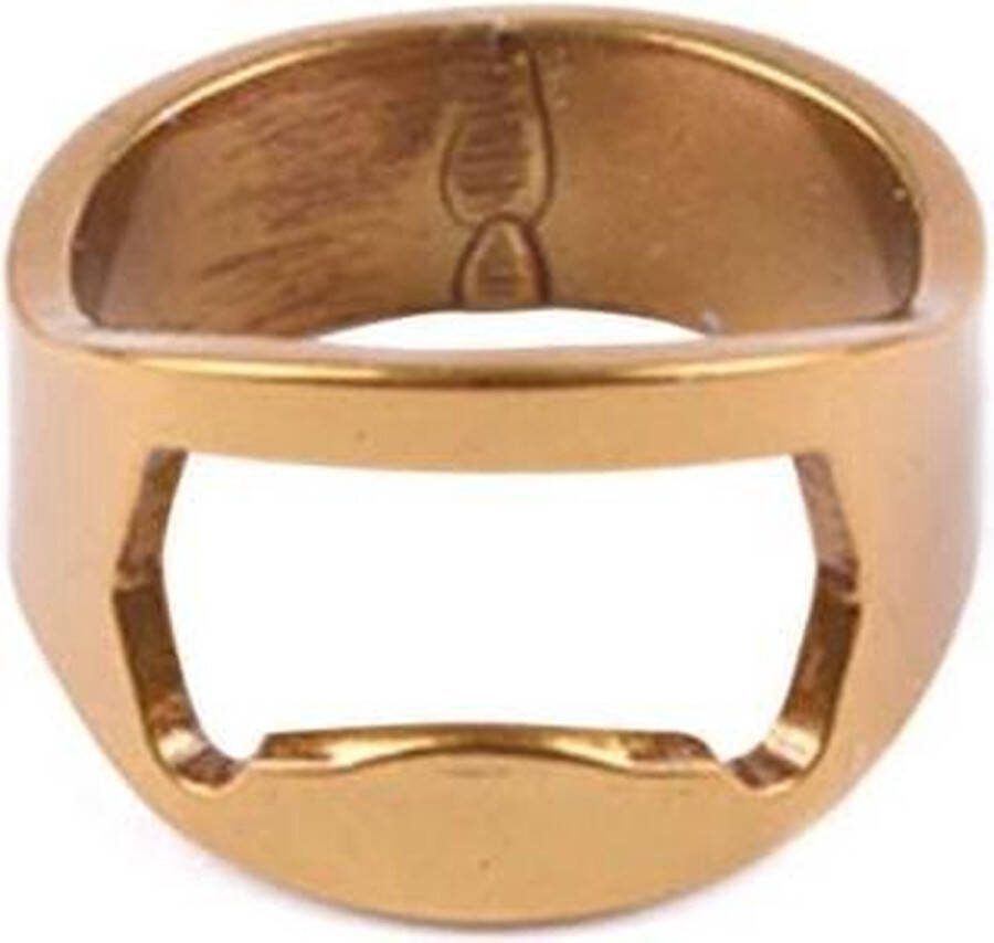 Heble *** Bieropener Ring Verschillende kleuren Goudkleurig van ***