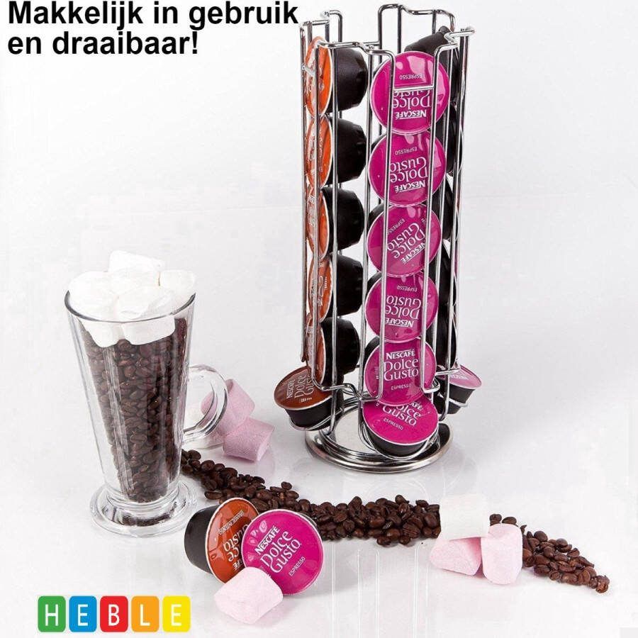 Heble *** Capsulehouder voor Dolce Gusto Cups 12 Capsules Koffie Capsule Standaard Cuphouder Dispenser Cups Houder van ***
