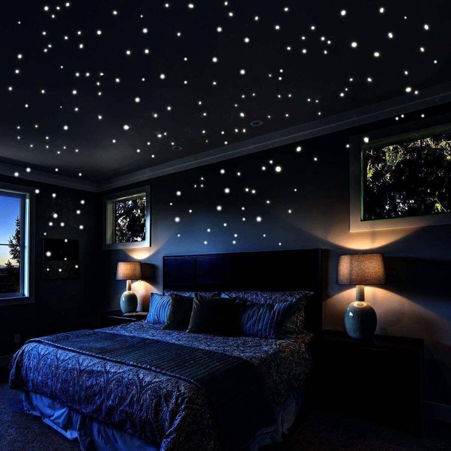 Heble Glow In The Dark Muursticker Stippen 407 Delig