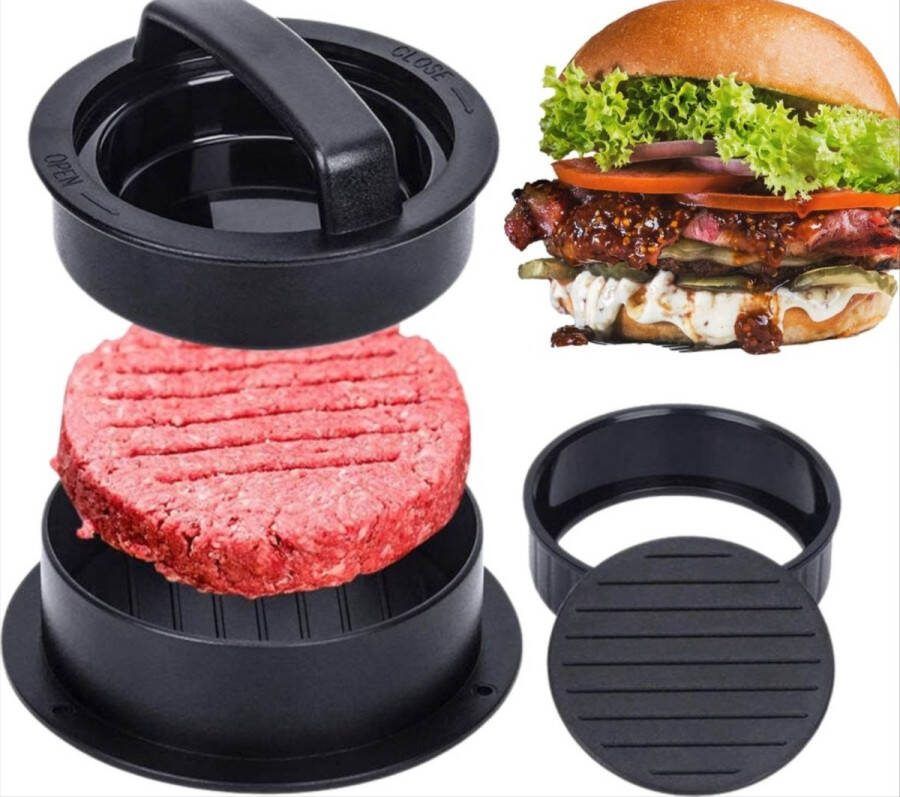 Heble *** Hamburgerpers Burgermaker Gevulde Hamburgers Hamburger Vormer 2 Maten BurgerPress Burger Press Hamburger pers van ***
