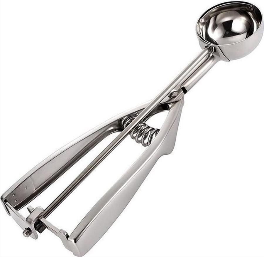 Heble *** Ijsschep Ijslepel RVS 39MM Ijs scheppen Ijs maken Icescoop Ijsbolletjes maken Ijstang Zomer van ***