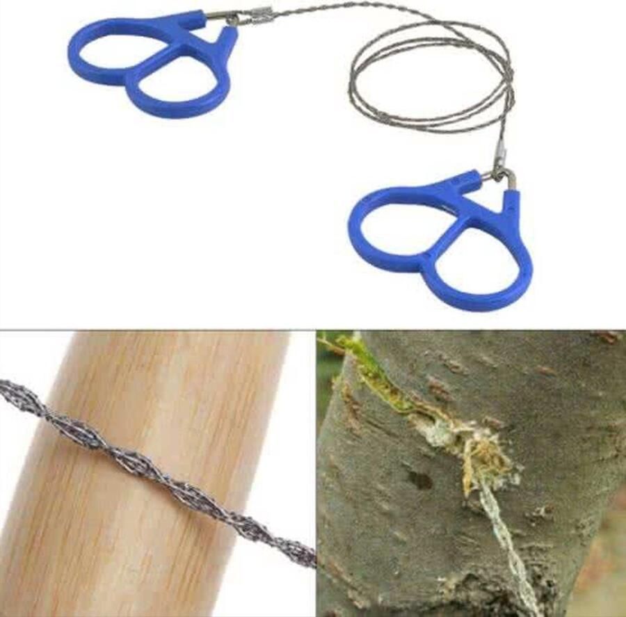 Heble *** Portable Mini Draadzaag Extra Stevig RVS Draadzaag voor Survival Padvinder van ***