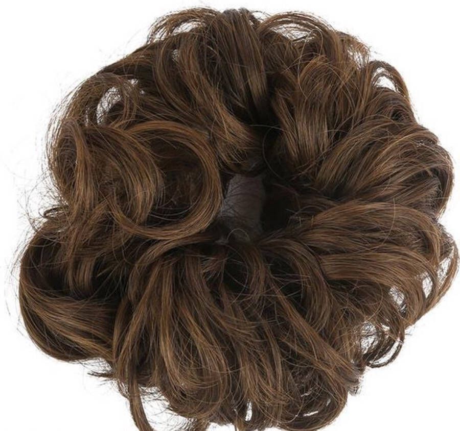 Heble *** Messy Bun Scrunchie Haar Knot Scrunchie voor een nonchalante look Feestje Aankleding Party Haar van ***