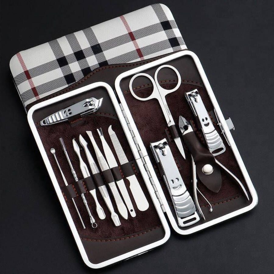 Heble *** Professionele RVS Manicureset 12-delig Compleet van ***